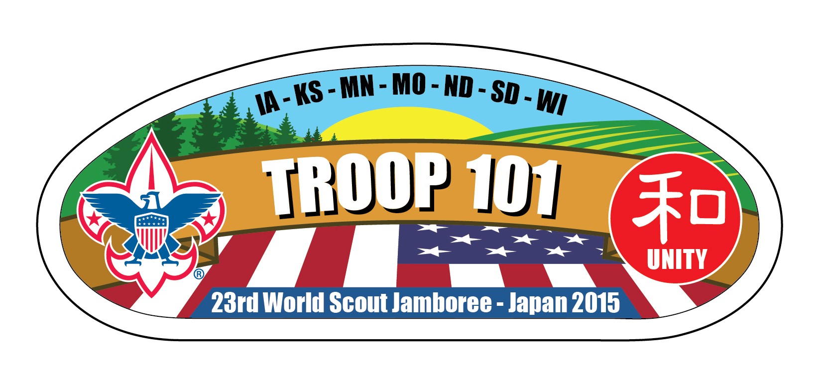 Troop Council Shoulder Insignia